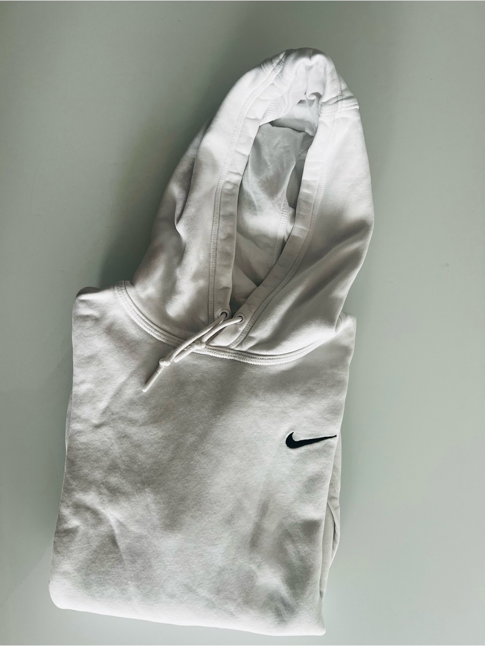 Nike White Hoodie with Embroidered Swoosh
